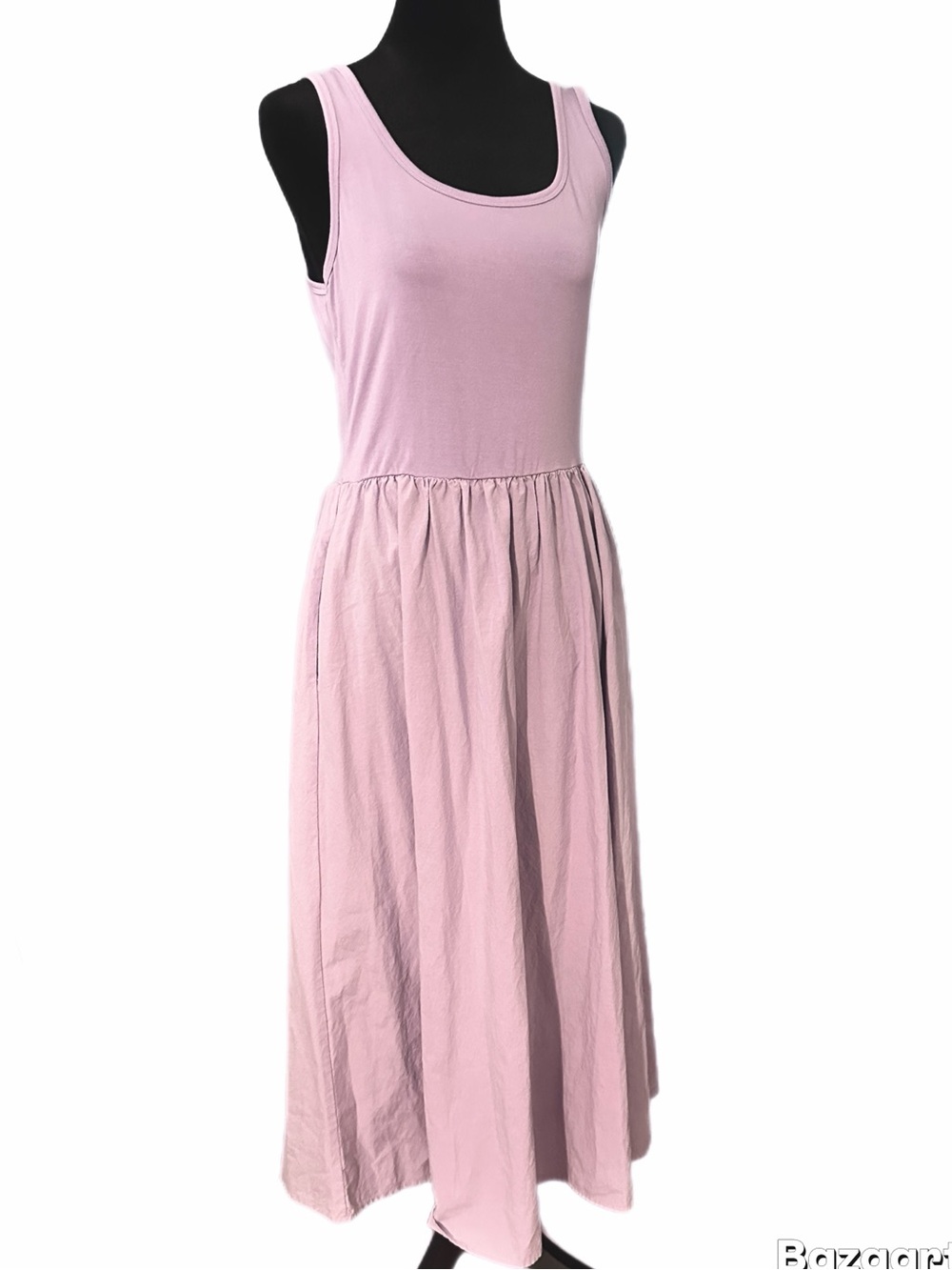 PrettyGarden Sleeveless Lava Maxi Dress - Classic Tank Bodice.